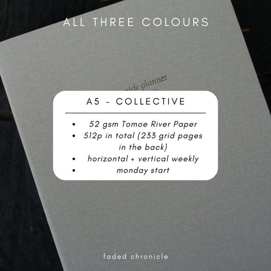 PRE-ORDER | 2026 A5 FULL YEAR | ALL THREE COLOURS