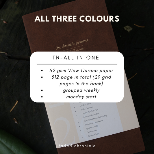 PRE-ORDER | 2026 TN ALL IN ONE | ALL THREE COLOURS