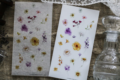 A Hundred Shades Of Flowers - Flower Small Icons (Purple and Yellow)