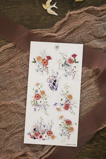 calm blossom - large floral arrangements (rose gold foil)