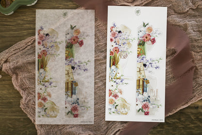 calm blossom - sidebar sheet (rose gold foil)