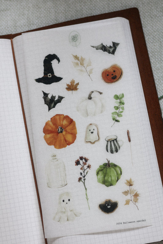 Halloween Special sticker sheet - small icons