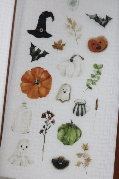 Halloween Special sticker sheet - small icons