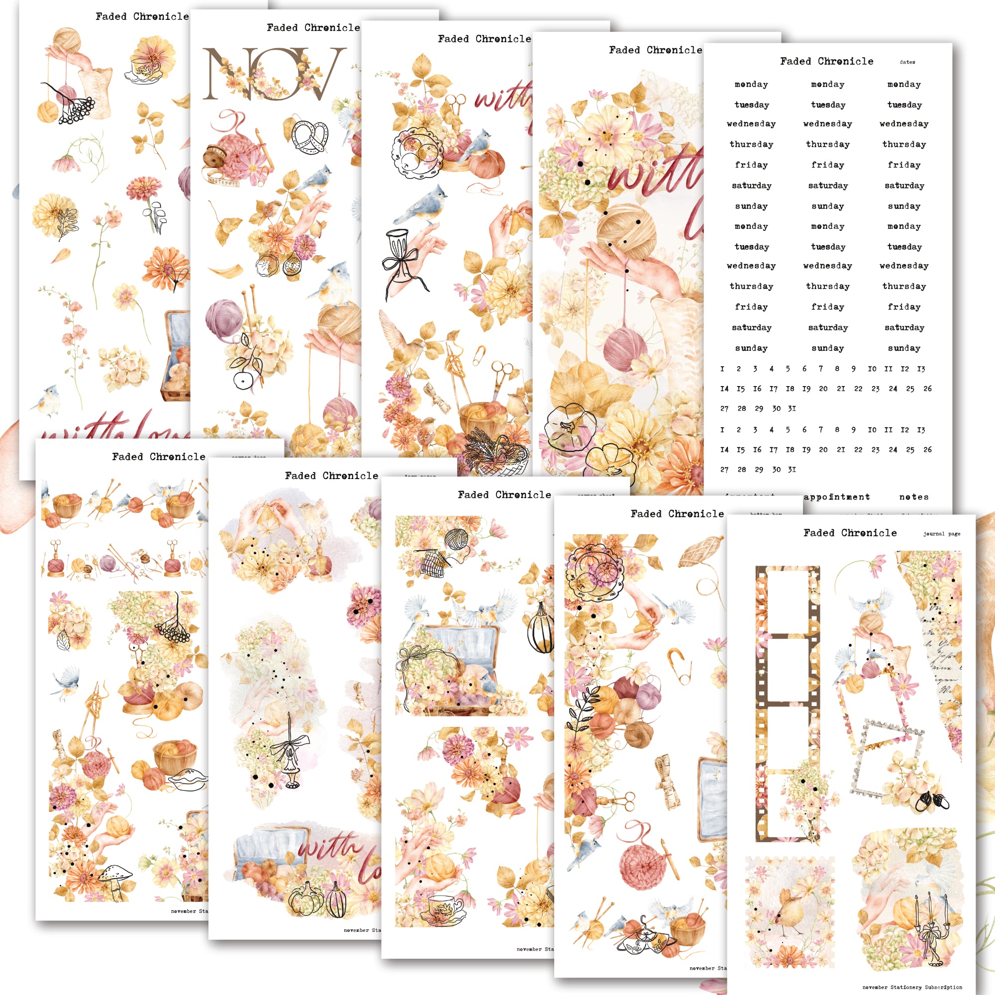2025 November Stationery Kit Extra - Deluxe Kit