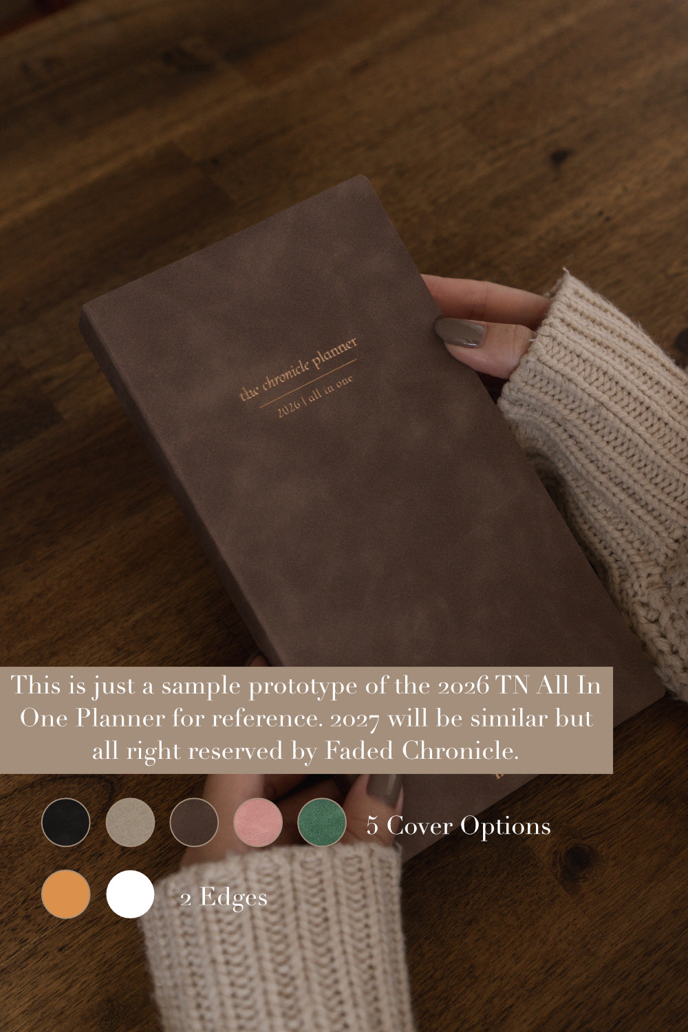 Faded Chronicle 2027 Chronicle Planner - TN All In One (10 options)