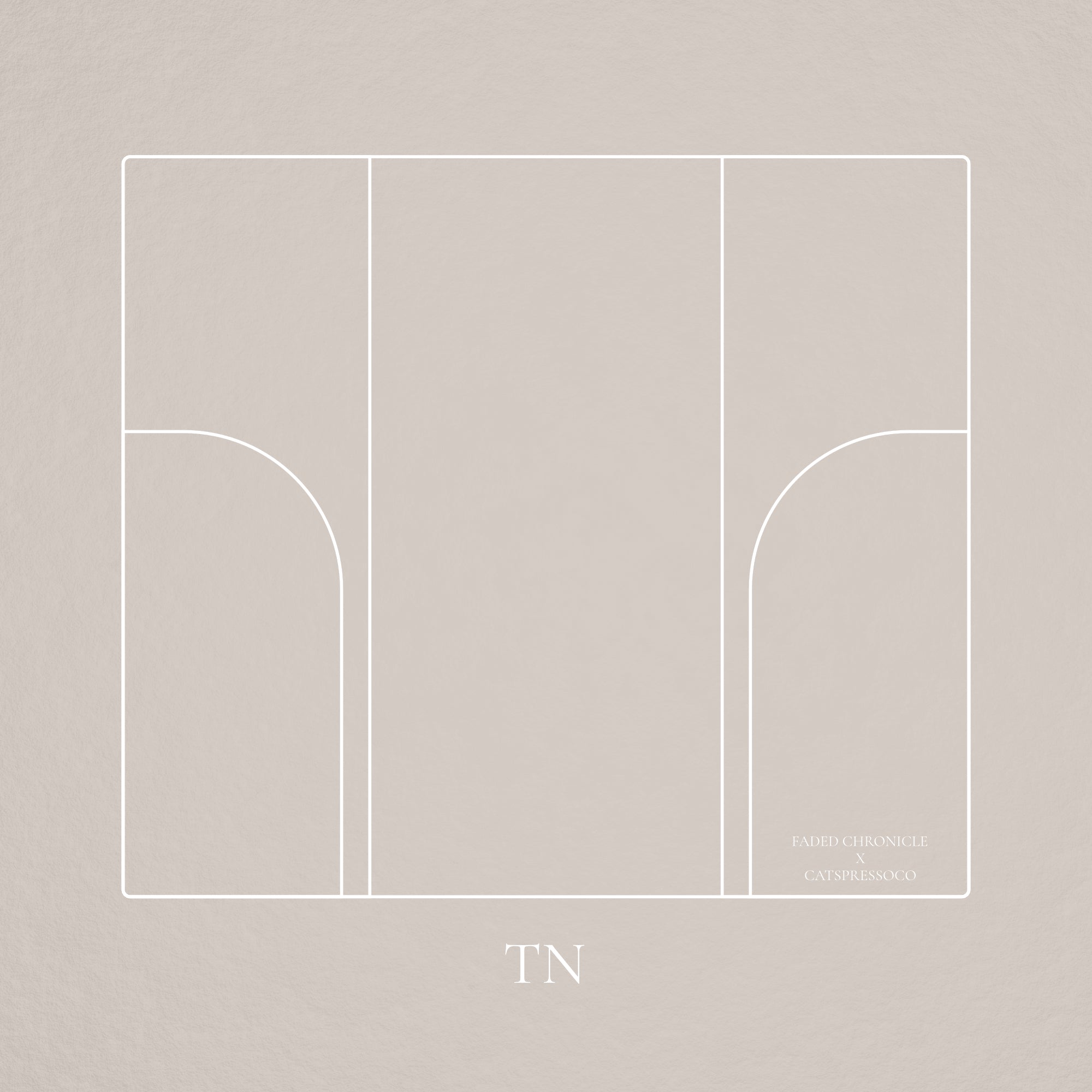 (PREORDER) Faded Chronicle X CatspressoCo - TN Clear PVC Cover