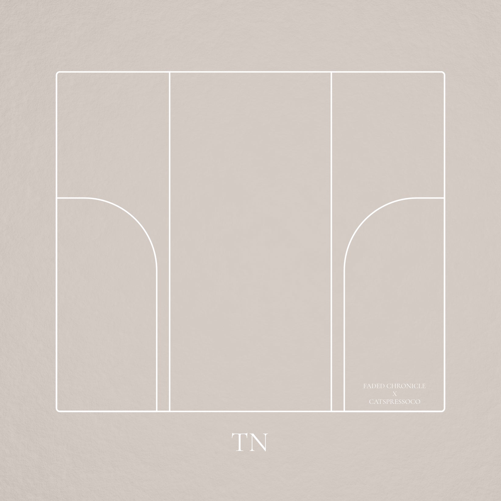Faded Chronicle x CatspressoCo - TN Clear PVC Cover