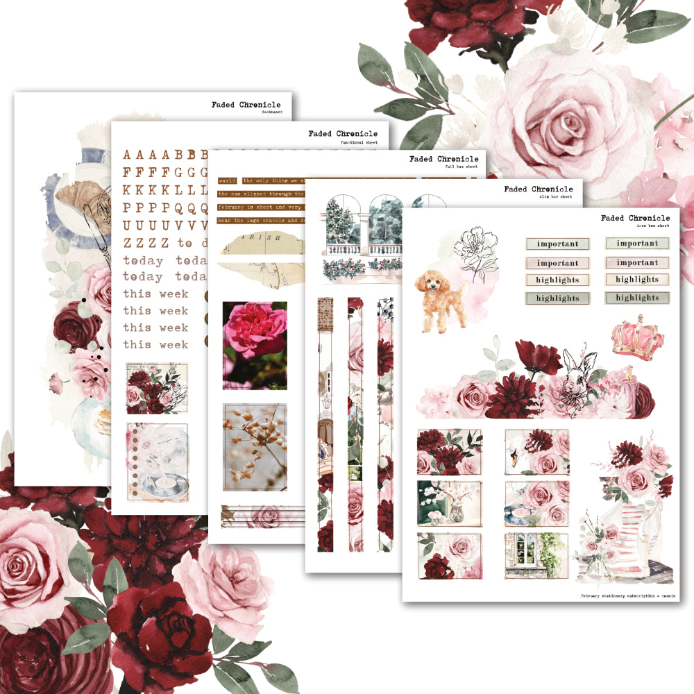 2026 February Stationery Kit Extra - Deluxe Kit