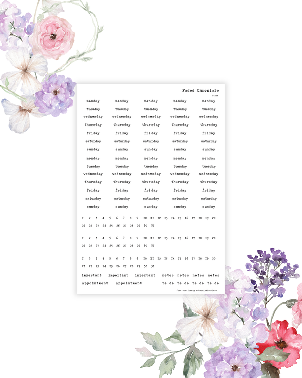 2026 June Kit Extra - Date