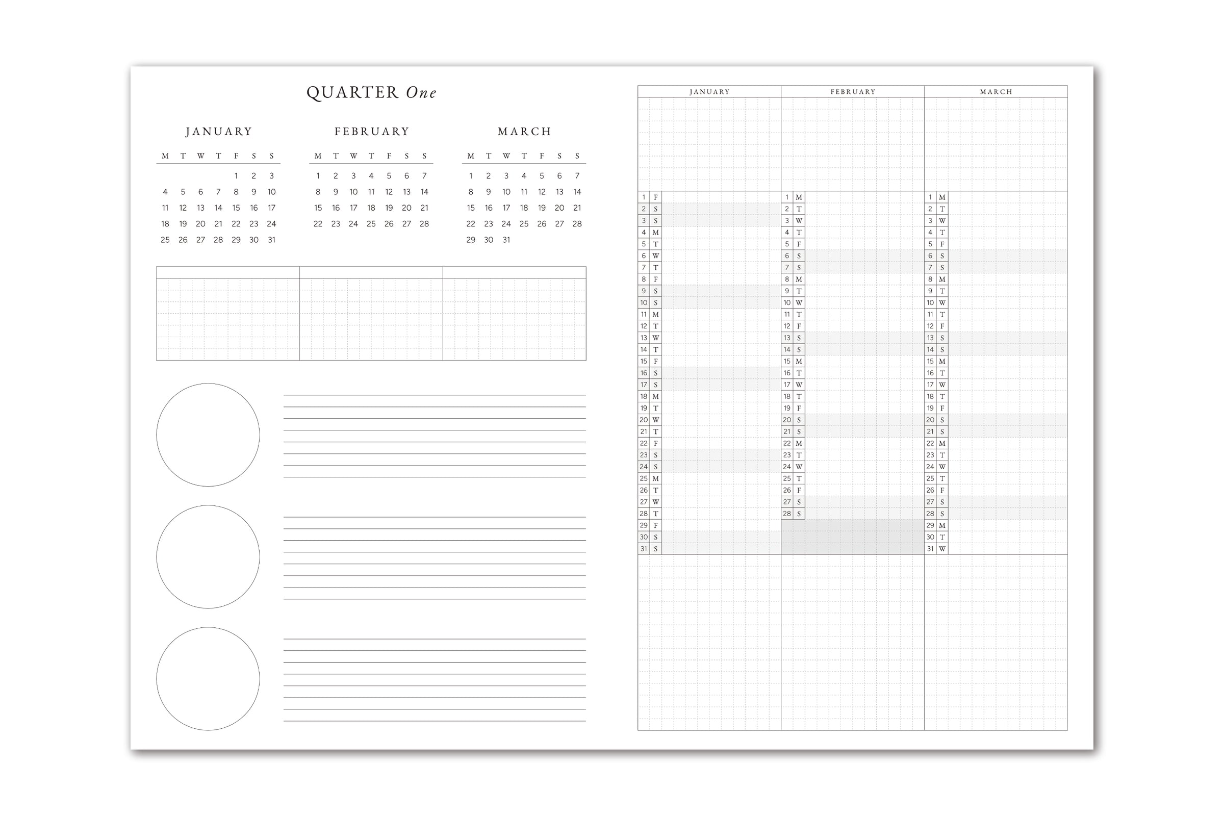 Faded Chronicle 2027 Chronicle Planner - A5 Quarterly