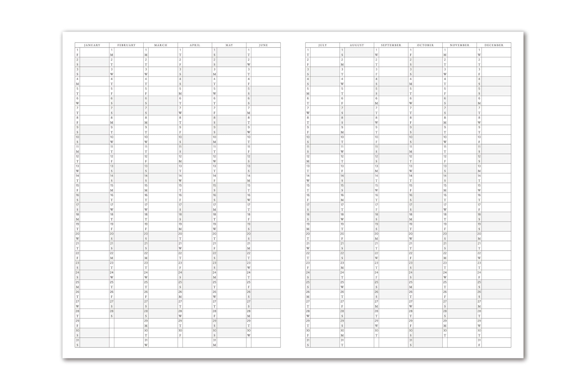 Faded Chronicle 2027 Chronicle Planner - A5 Yearly