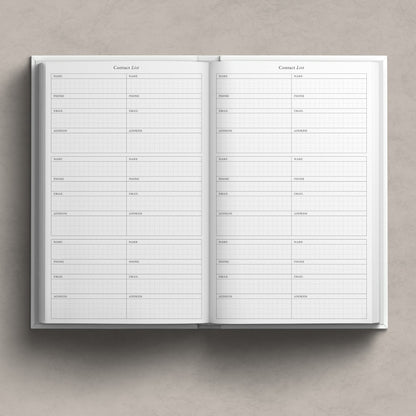 [Preorder] 2026 Chronicle Planner UNDATED - A5 Slim Size