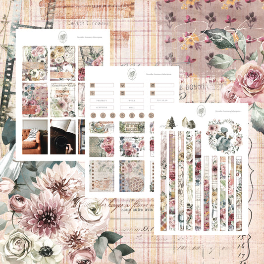 December Stationery Kit Extra - Planner Sticker Kit