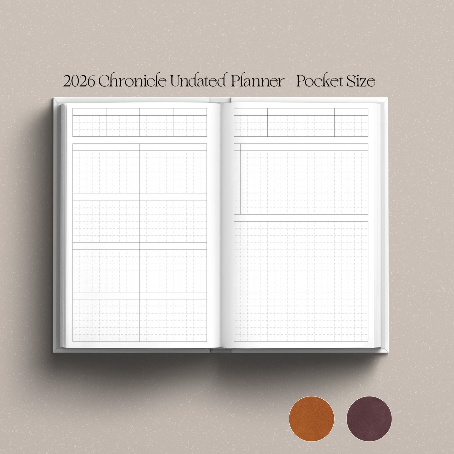 [Preorder] 2026 Chronicle Planner UNDATED - Pocket Size