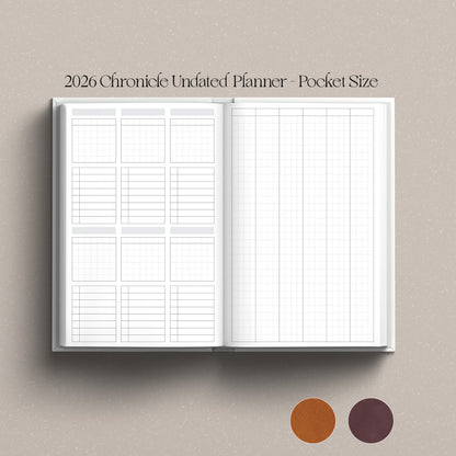 [Preorder] 2026 Chronicle Planner UNDATED - Pocket Size