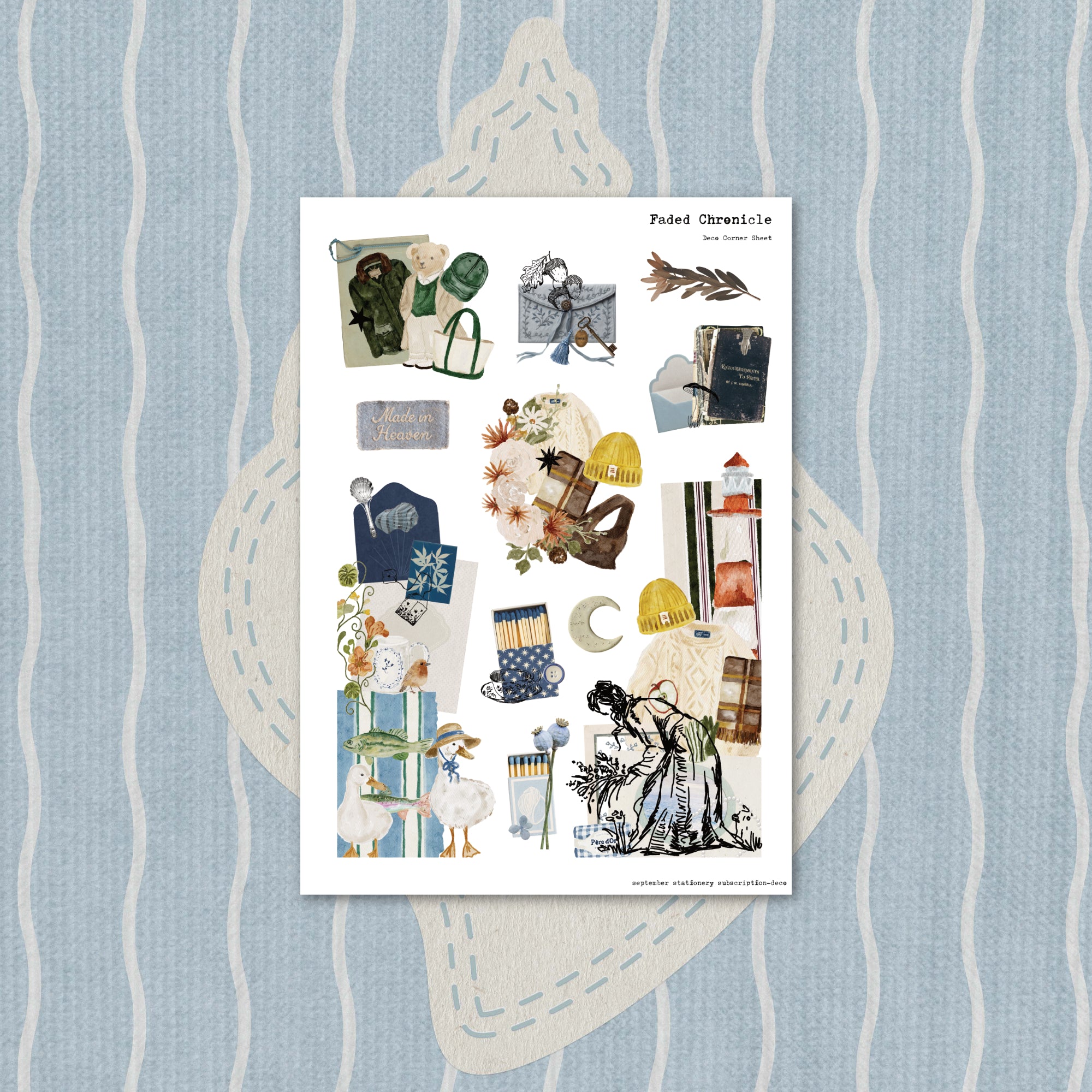 2026 September Kit Extra - Corner Deco Sheet