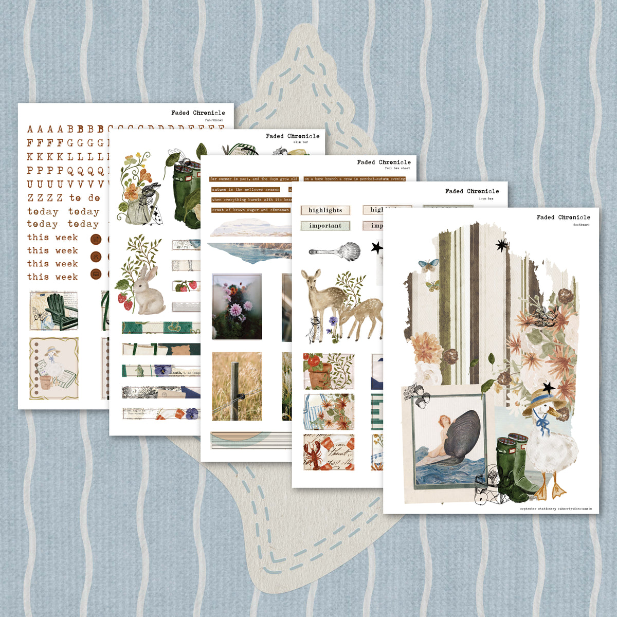 2026 September Stationery Kit Extra -Deluxe Kit