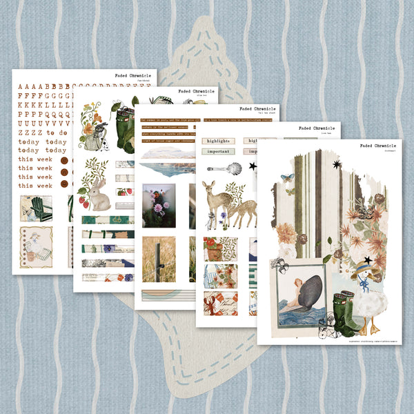 2026 September Stationery Kit Extra - Planner Stickers