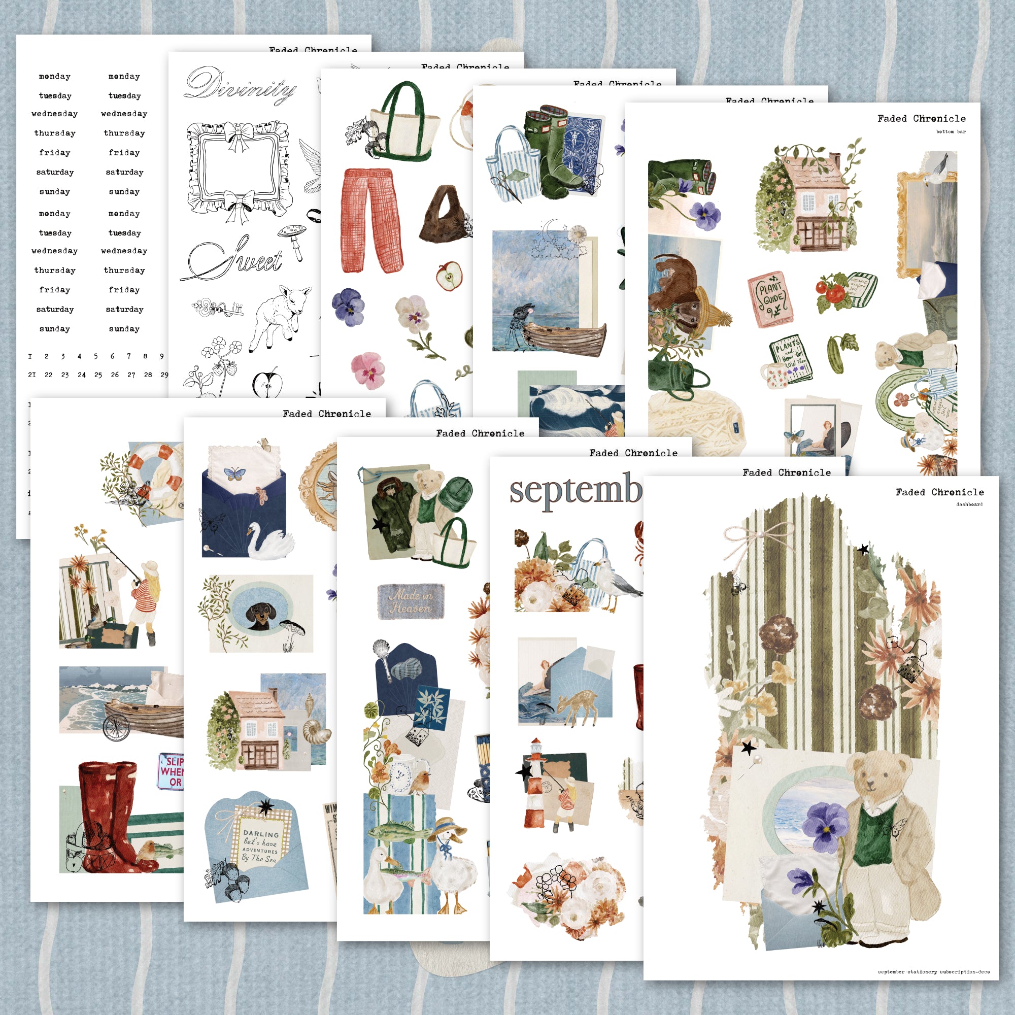 2026 September Stationery Kit Extra -Mini Kit