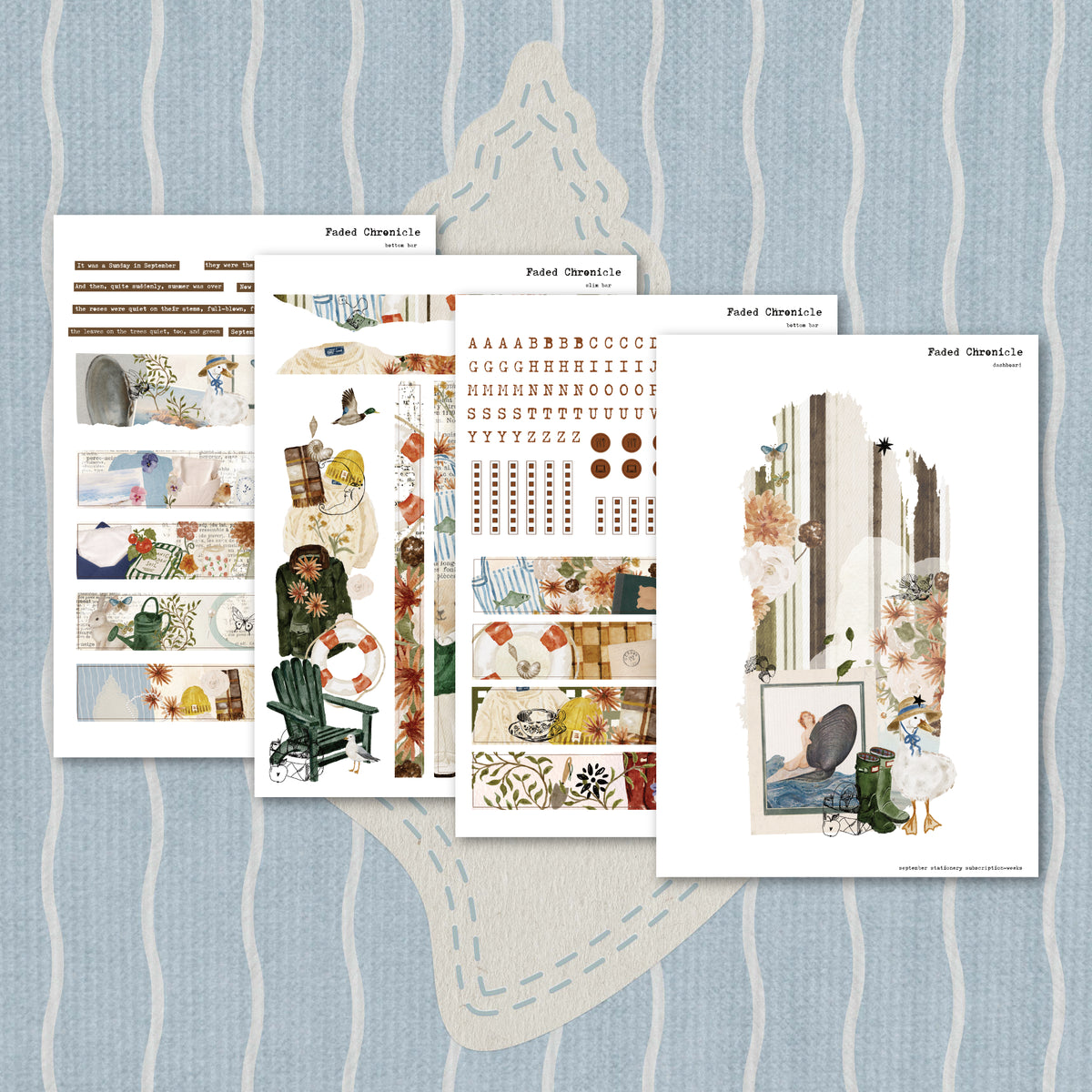 2026 September Stationery Kit Extra - Weeks Kit