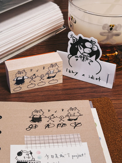 Lazy Home x Idiot Sandwich Stamp Set