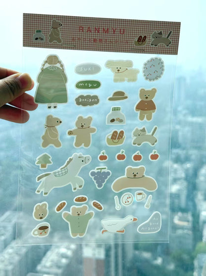 Lazy Home x Ranmyu A5 Sticker Sheet
