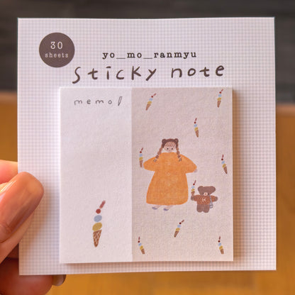 Lazy Home x Ranmyu Sticky Note