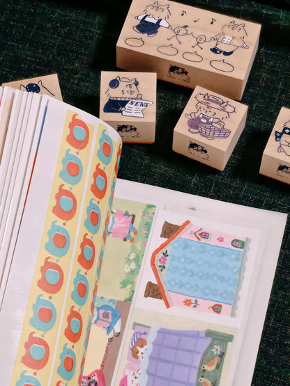 Lazy Home x Idiot Sandwich Stamp Set