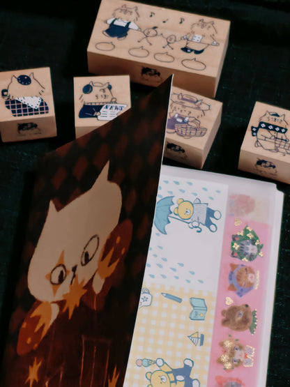 Lazy Home x Idiot Sandwich Stamp Set