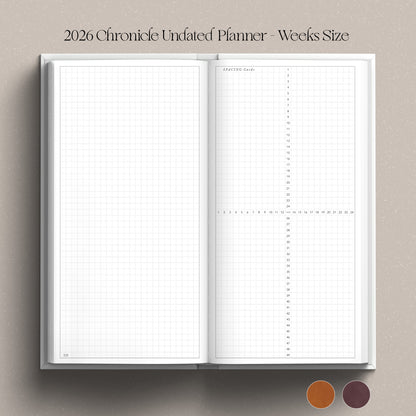 [Preorder] 2026 Chronicle Planner UNDATED - Hobonichi Weeks
