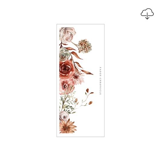 [Digital] Scarlet Floral SideBar #1