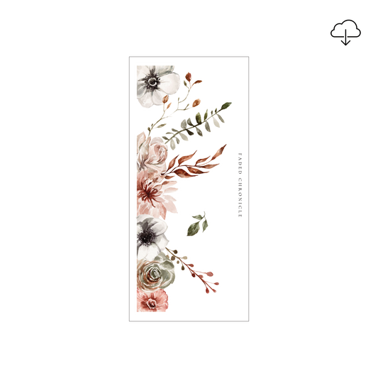 [Digital] Scarlet Floral SideBar #2