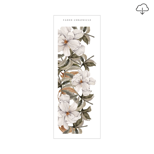 [Digital] Vintage Magnolia Sidebar #1