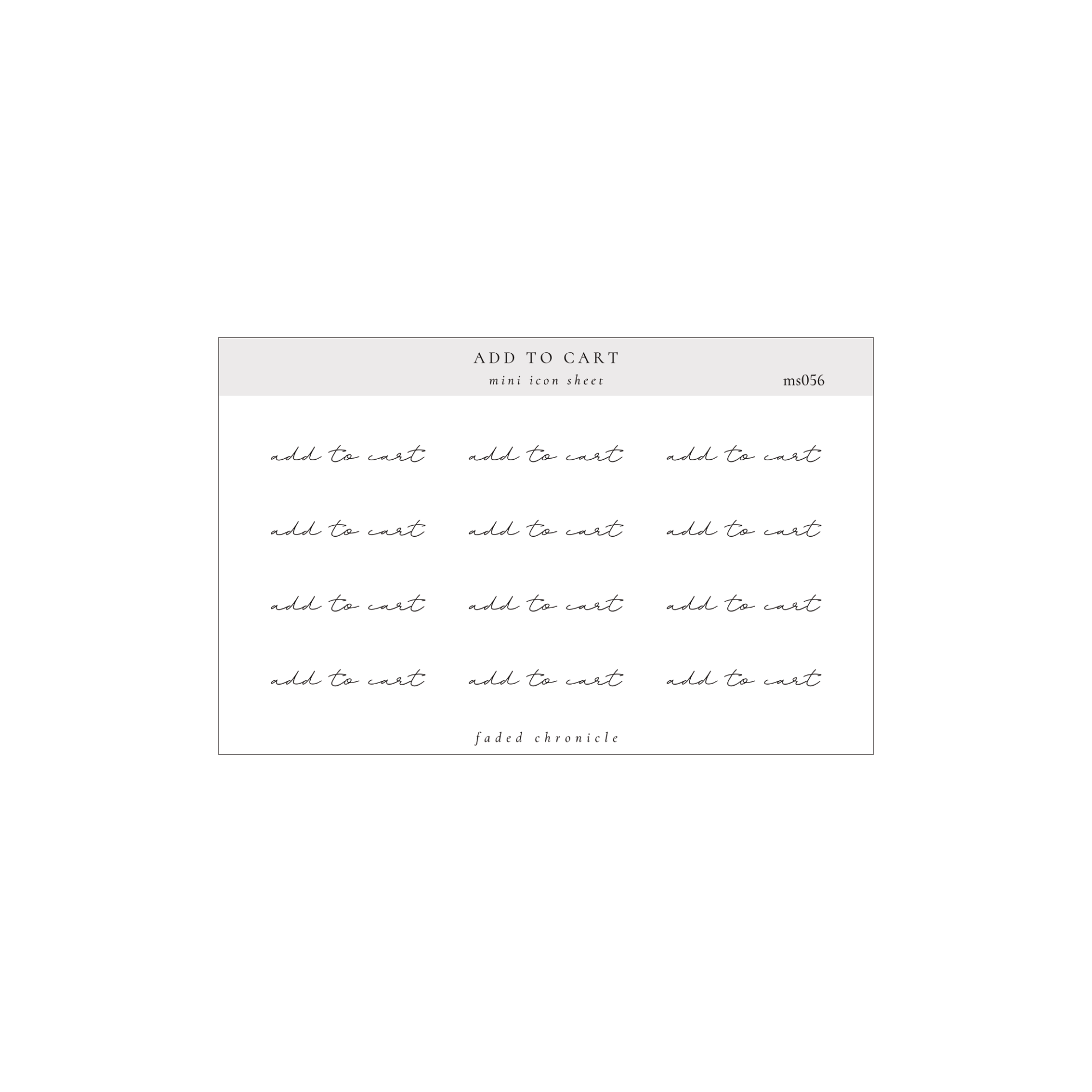 Minimal Script minimal scripts - add to cart