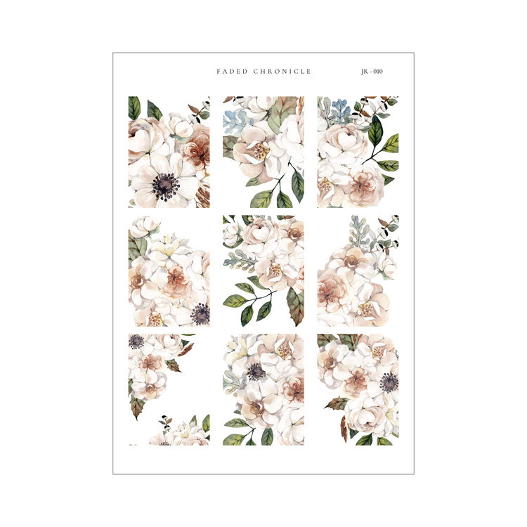 Winter Rose Boho - Full Box Sheet