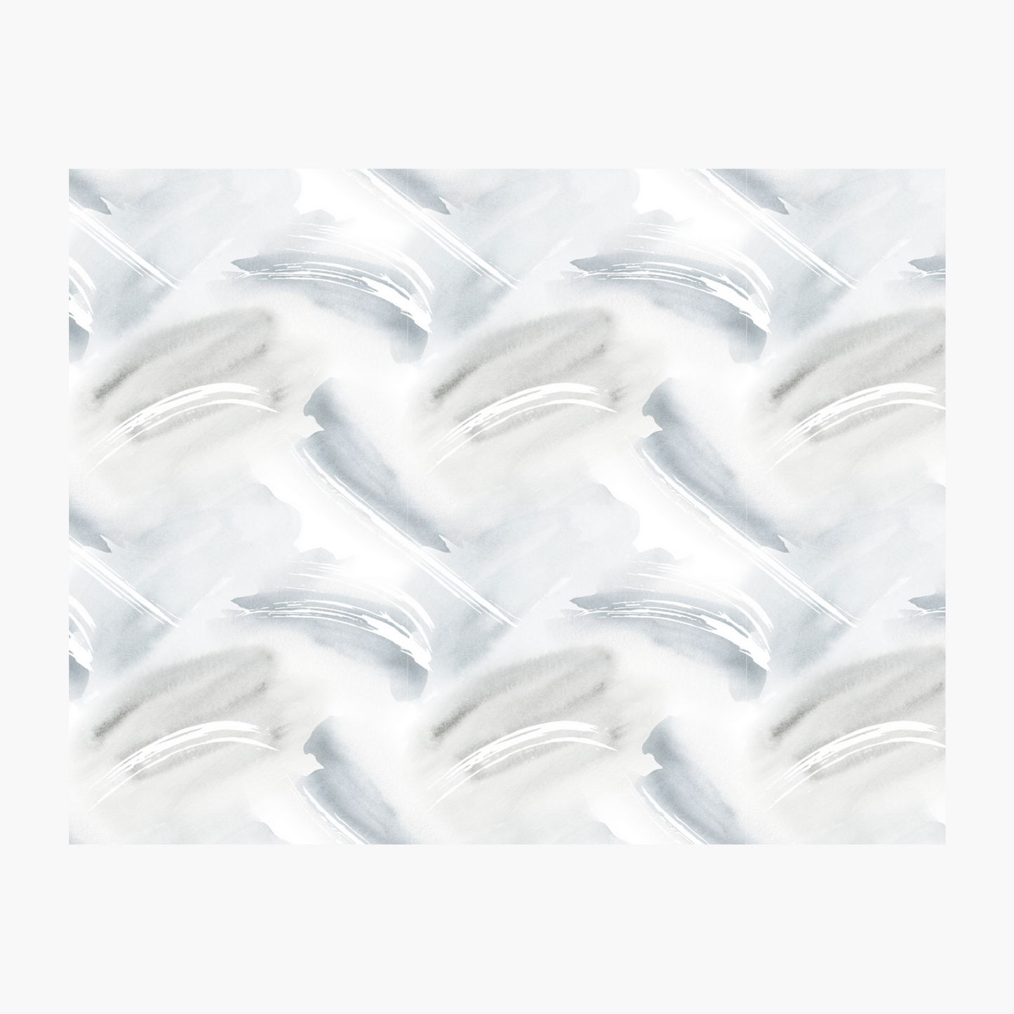 Soft grey watercolor strokes pattern paper Digital