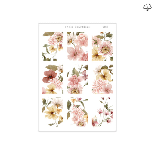 [Digital] A Cup Of Dreamy Spring - Full Box (Flower Bouquet)