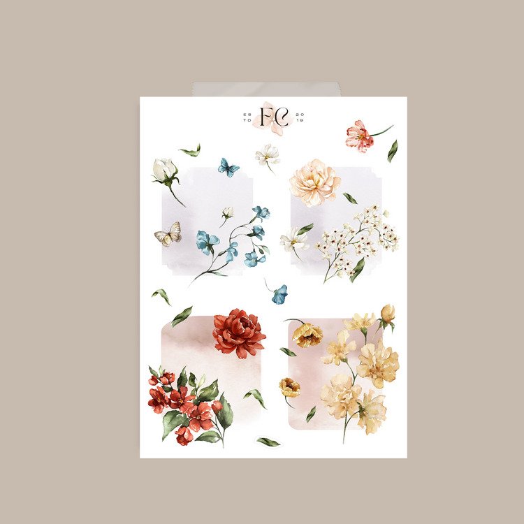 Spring Moments Deco sticker 2 Printable