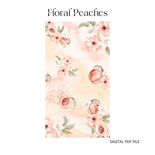 Floral Peaches dashboard