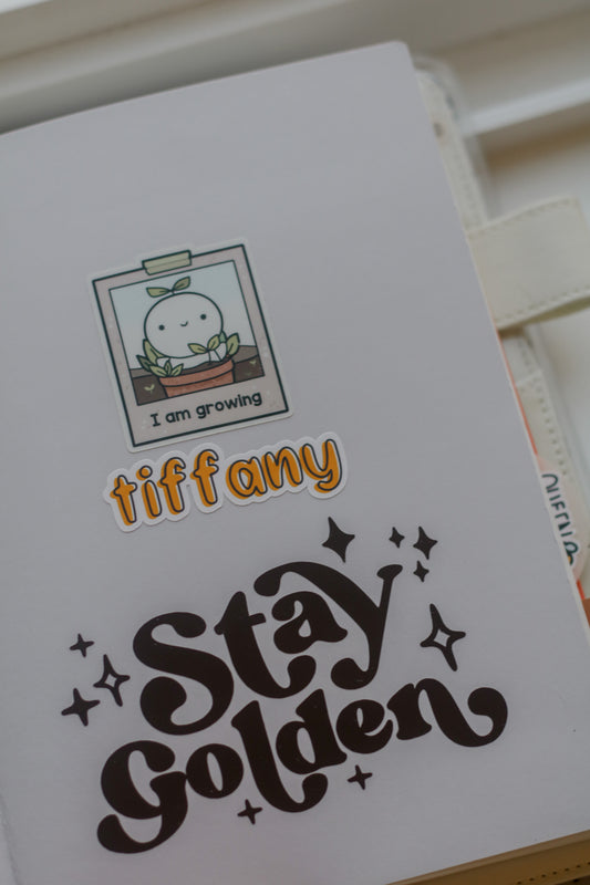 "Stay Golden" Vinyl sticker