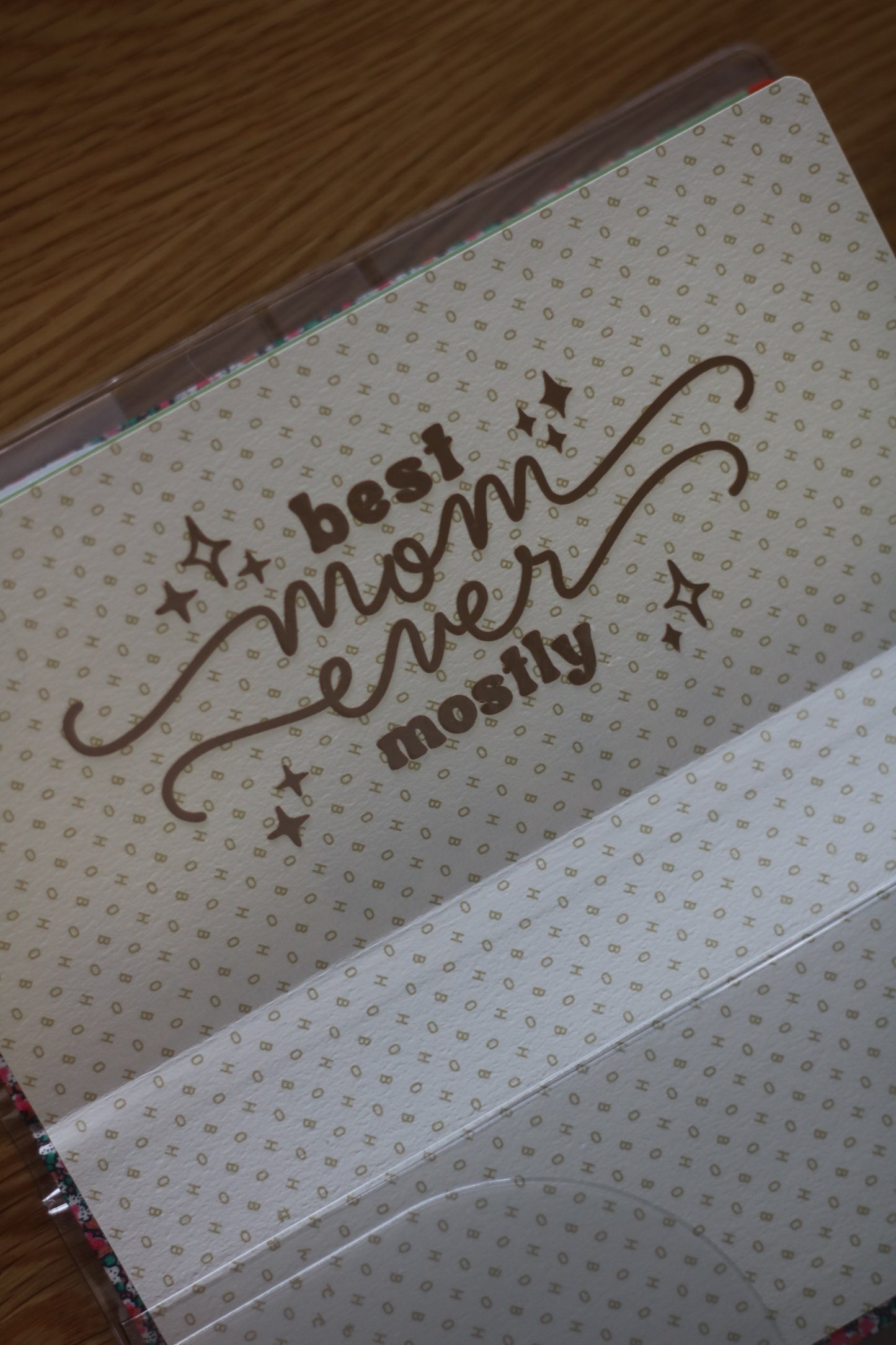 "Best mom ever, mostly" Vinyl sticker