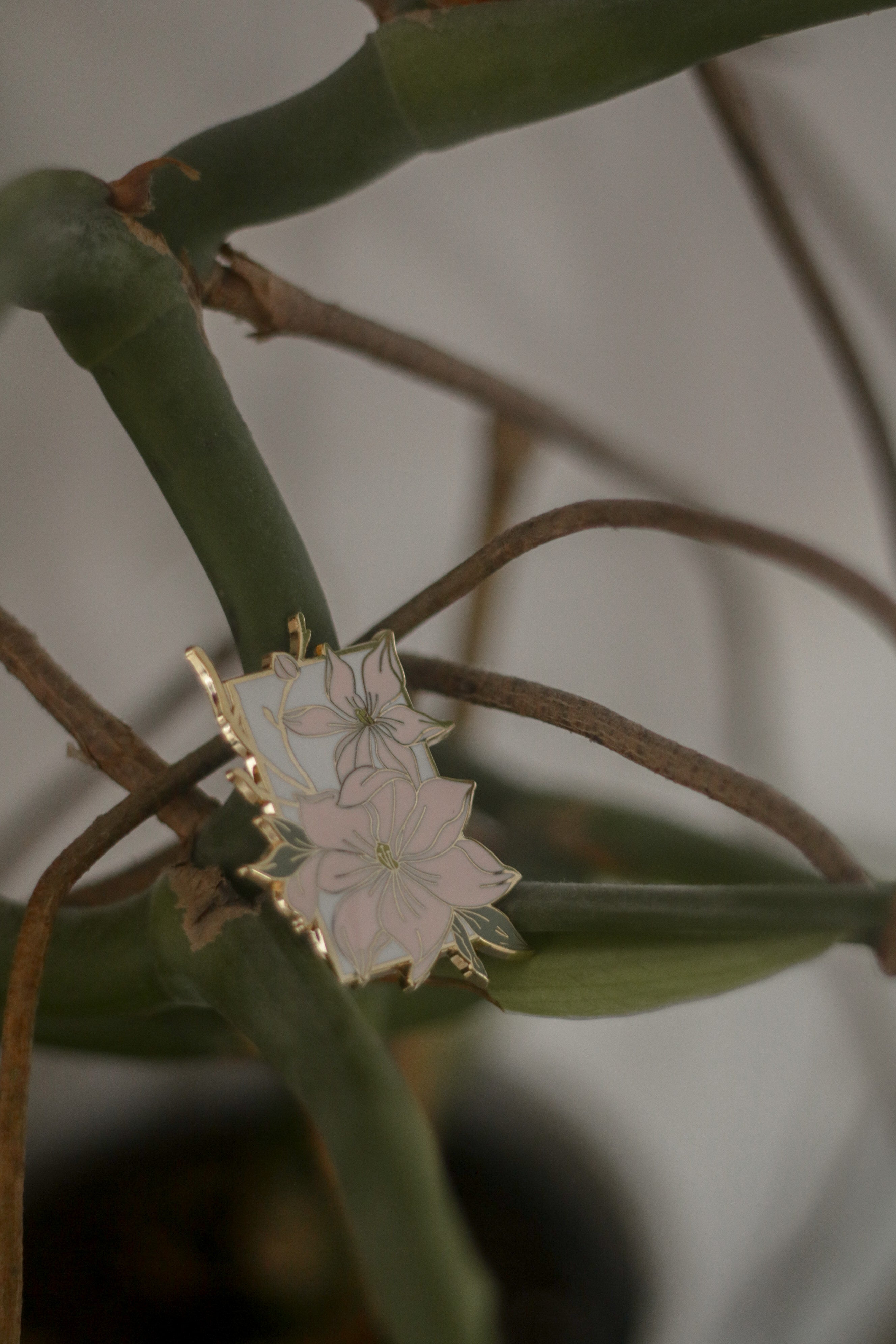 Sep Stationery Kit Special item - Pink Floral Magnetic Pin