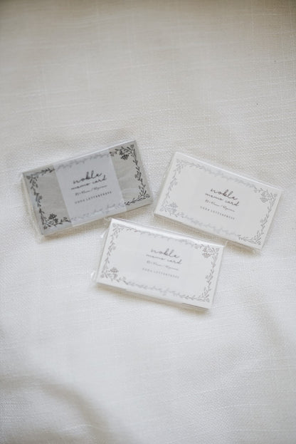 OEDA letterpress noble memo cards