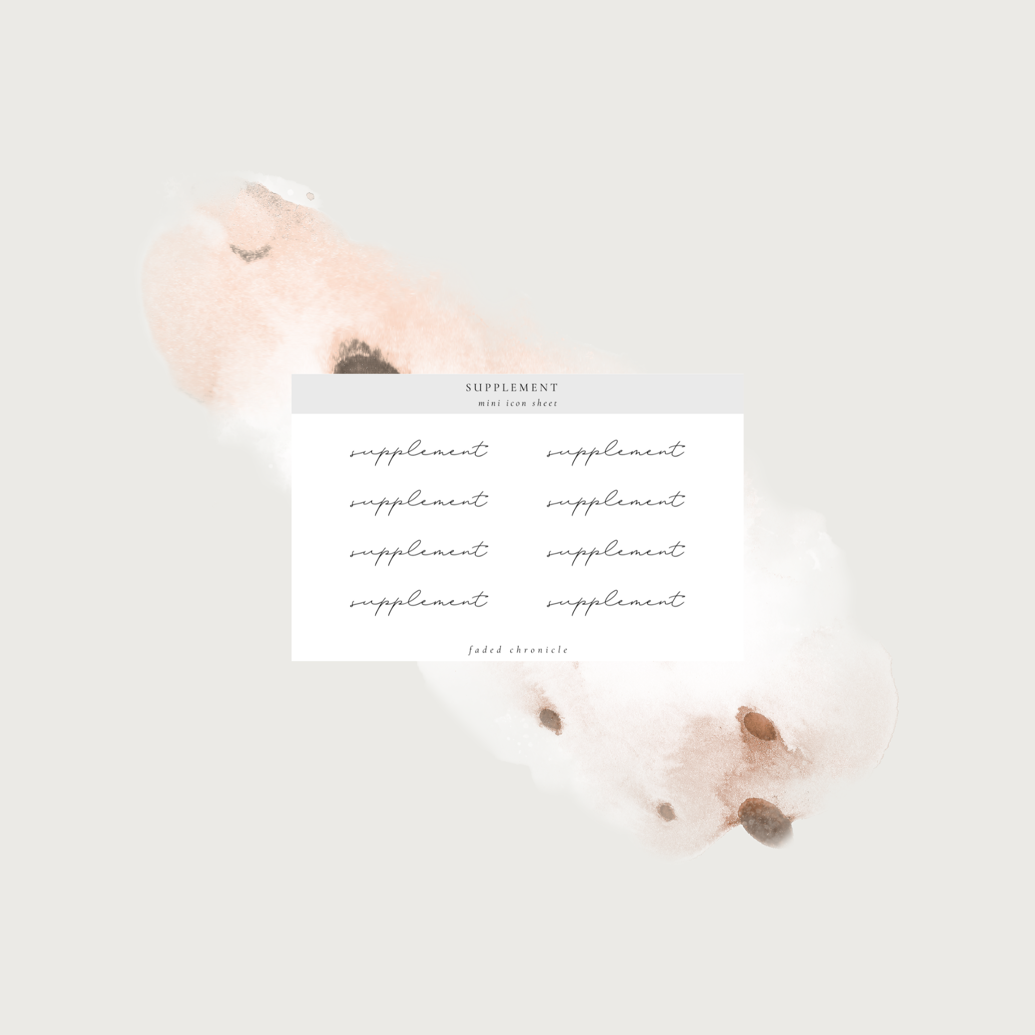 Minimal Script minimal scripts - supplement